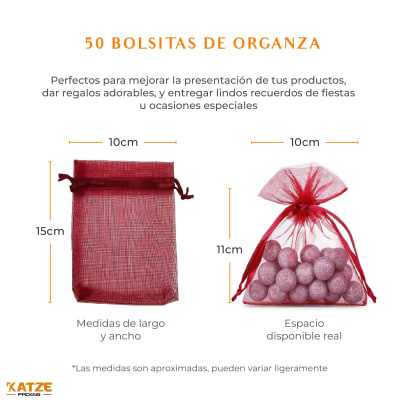 Pack 50un. 10x15 Rojo Italiano Oscuro