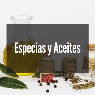 ESPECIAS Y ACEITES ESPECIAS Y ACEITES
