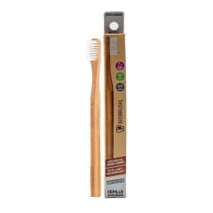 CEPILLO DE DIENTES DE BAMBU ADULTO MEDIO – BLANCO