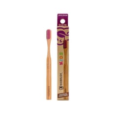 CEPILLO DE DIENTES DE BAMBU NIÑO SUAVE – MORADO