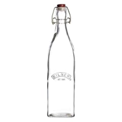 BOTELLA TAPA ROJA CON CIERRE 1LT