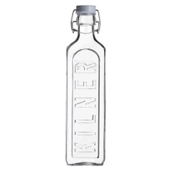 BOTELLA TAPA GRIS CON CIERRE 1LT