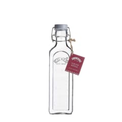 BOTELLA TAPA GRIS CON CIERRE 600ML