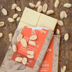 CHOCOLATE BLANCO DE MANI 80GR