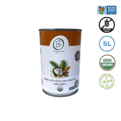 LECHE DE COCO CURCUMA 400ML BORGANICS