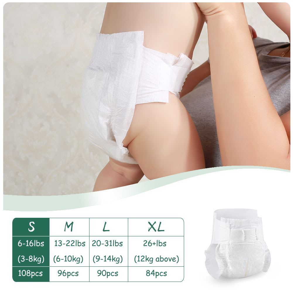 PAÑAL BAMBU TALLA-S 108 UN6