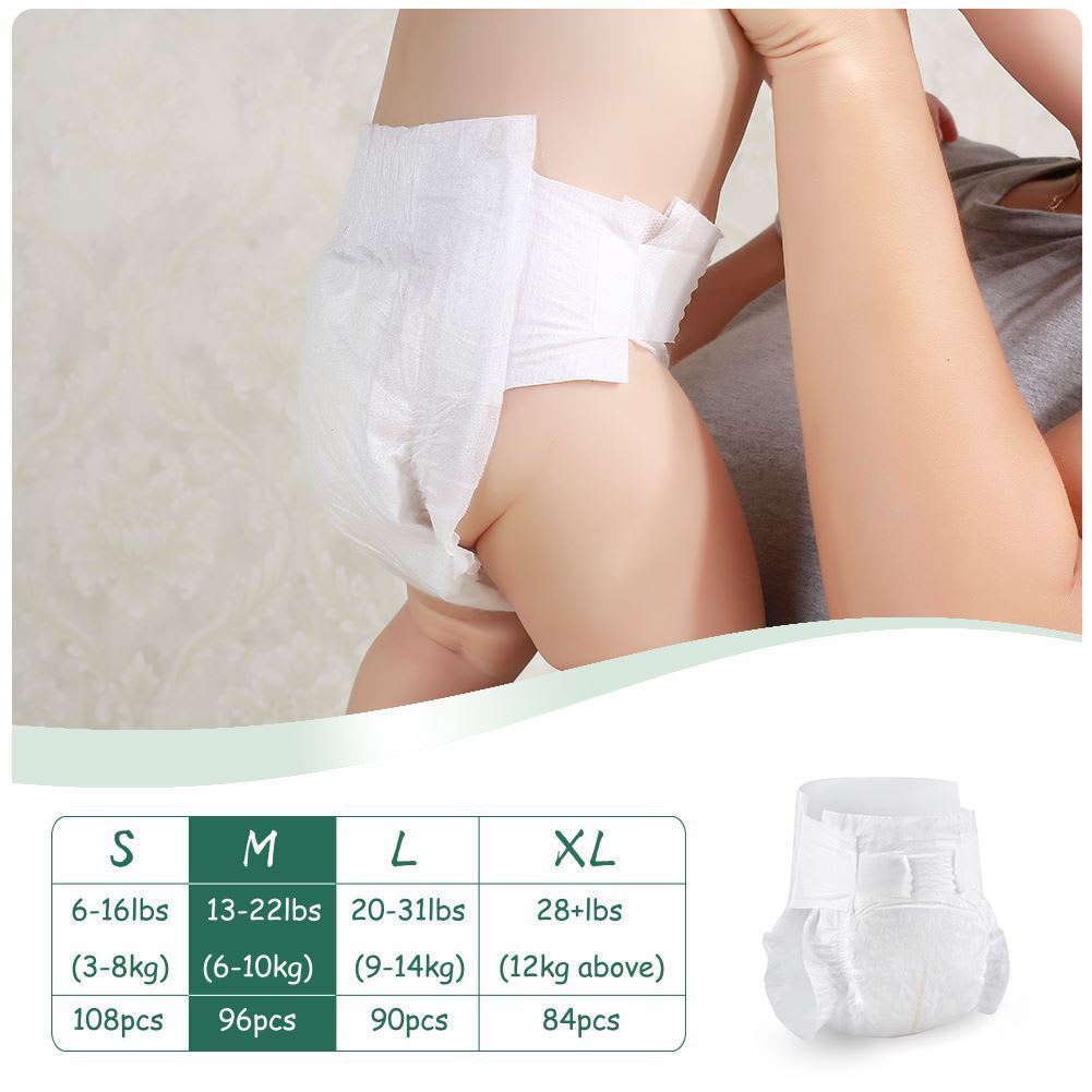 PAÑAL BAMBU TALLA-M 96 UN3