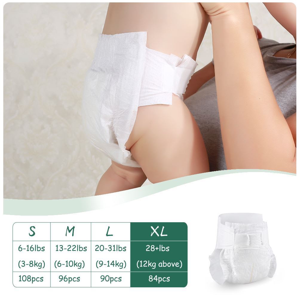 PAÑAL BAMBU TALLA-XL 84 UN4