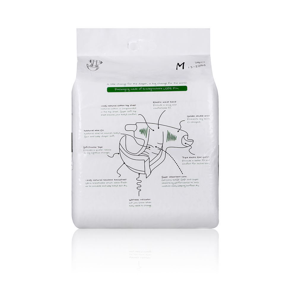 PAÑAL EN BOLSA TALLA-M 74UN2