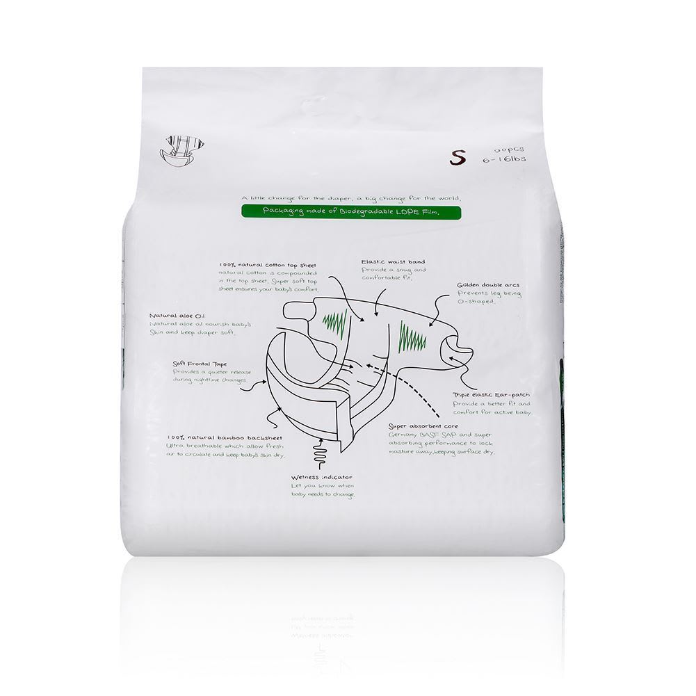 PAÑAL EN BOLSA TALLA-S 90UN2