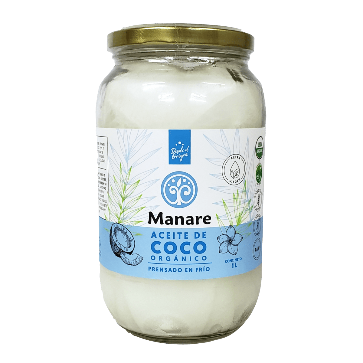 ACEITE DE COCO 1 LITRO MANARE1