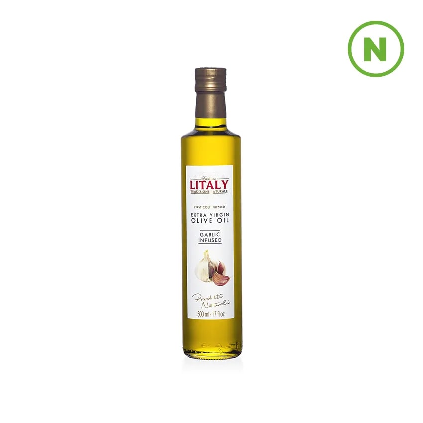 ACEITE DE OLIVA AJO 500ML LITALY1