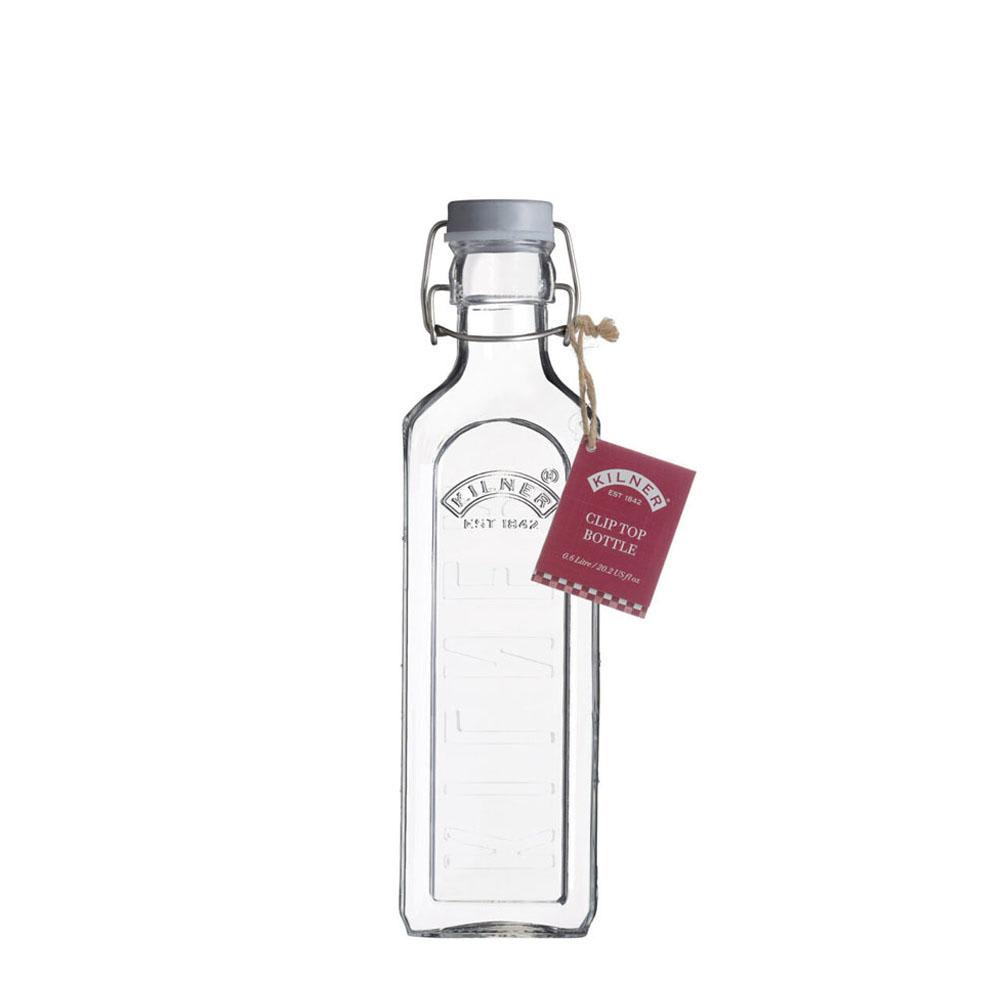 BOTELLA TAPA GRIS CON CIERRE 600ML1