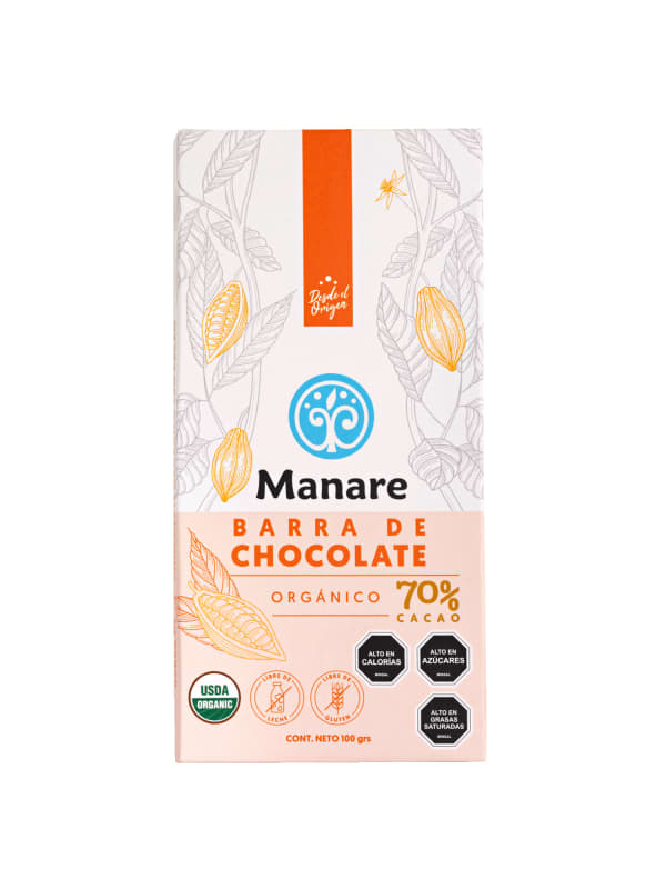 CHOCOLATE ORGANICO 70%CACAO 100gr3