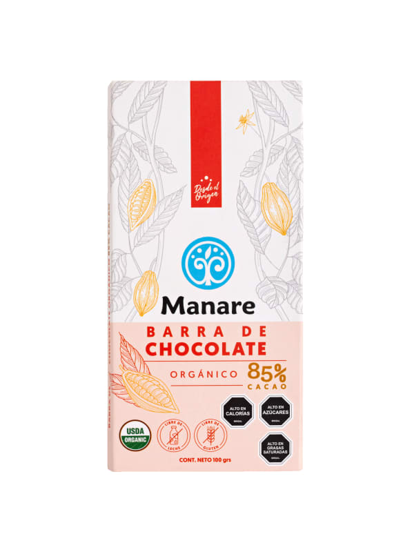 CHOCOLATE ORGANICO 85%CACAO 100GR 3