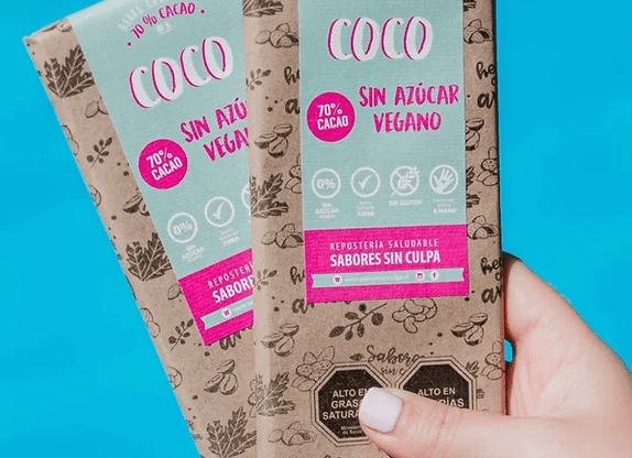 CHOCOLATE 70%CACAO Y COCO 80GR2