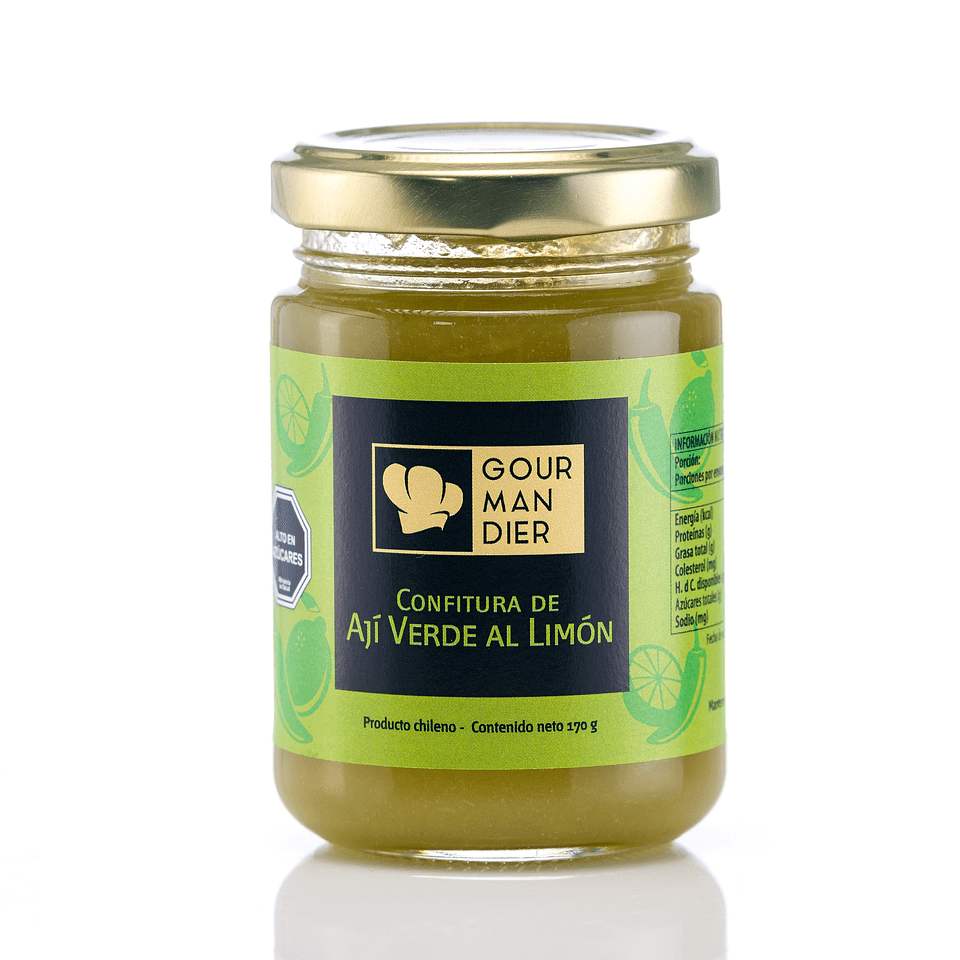 CONFITURA DE AJI VERDE AL LIMON 170GR1