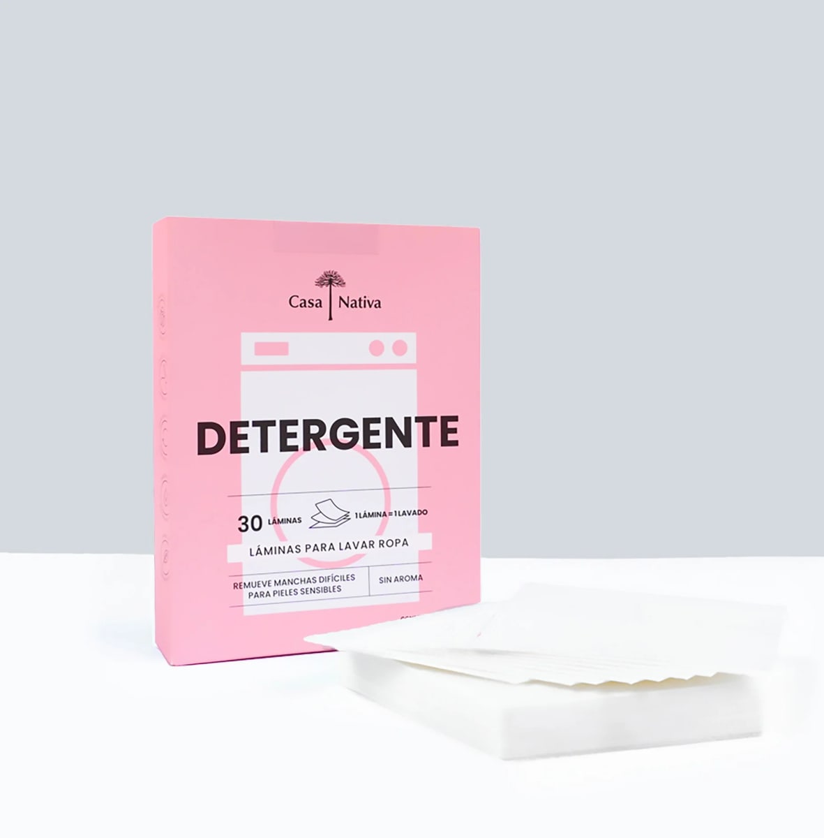 DETERGENTE EN LAMINAS SIN OLOR CASA NATIVA1