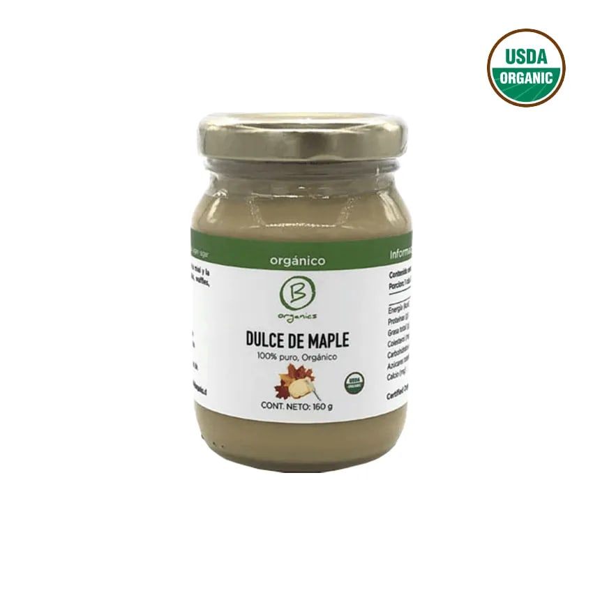 DULCE DE MAPLE 160G BORGANICS1
