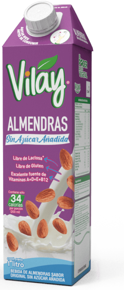 BEBIDA VEGETAL ALMENDRA SIN AZUCAR 1LT1