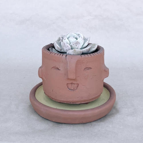 MACETERO 10-12CM CON PLATO2