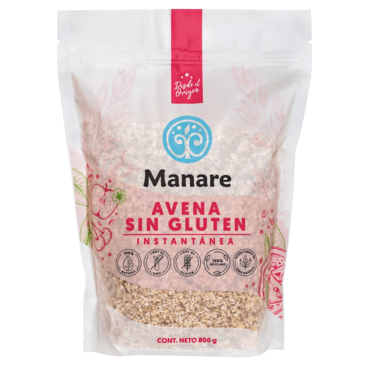 AVENA INSTANTANEA SIN GLUTEN 800GR MANARE1