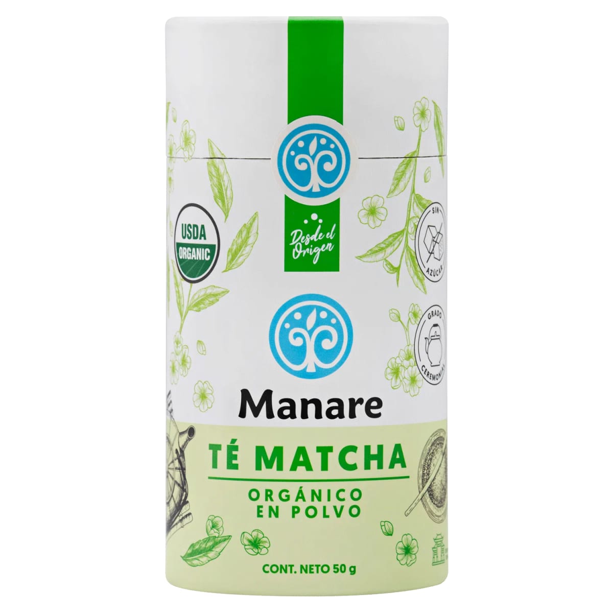 TE MATCHA ORGANICO 50G MANARE1
