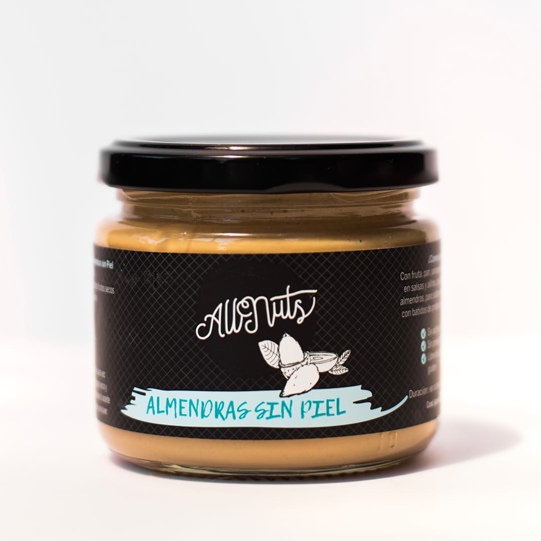 MANTEQUILLA DE ALMENDRAS SIN PIEL 200GR ALL NUTS1