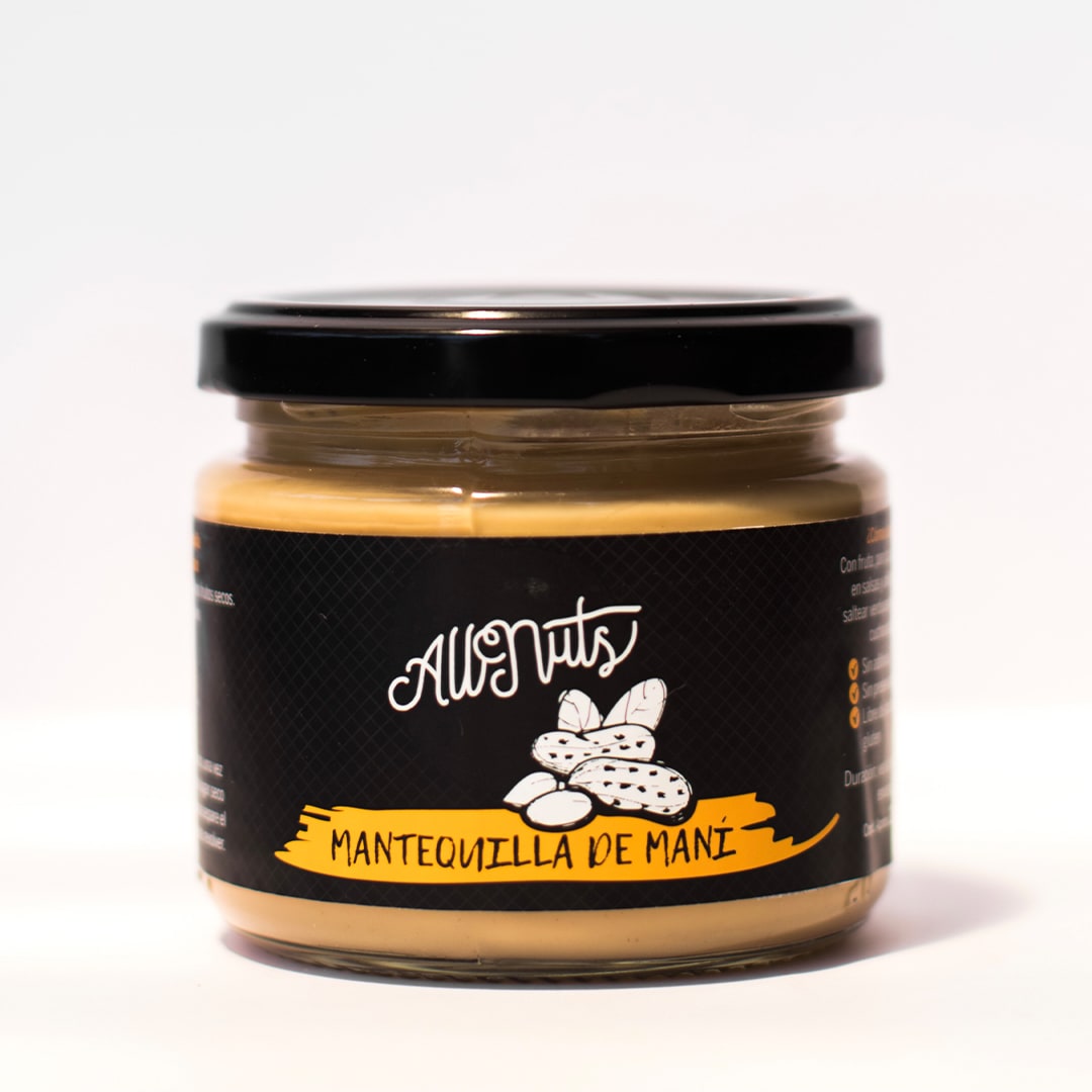 MANTEQUILLA DE MANI TRADICIONAL 200 GR ALL NUTS1