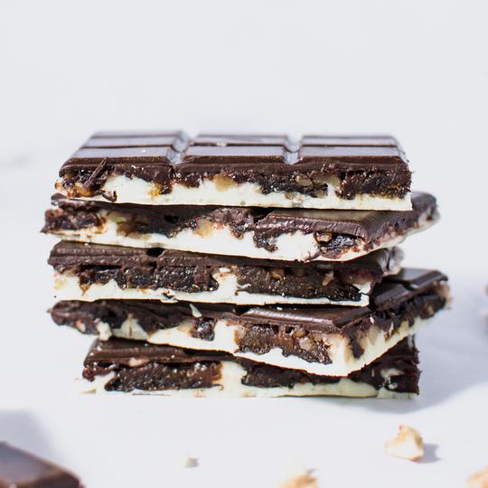 MULTIBARRA CHOC. NEGRO. CIRUELA Y CHOC. BLANCO 140GR2