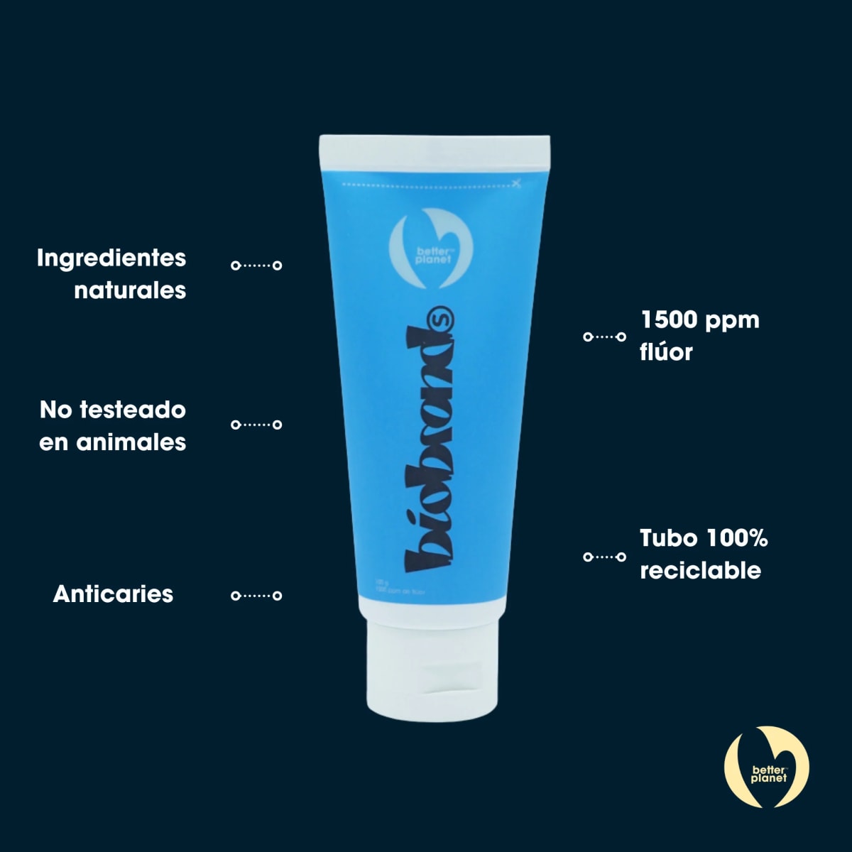 PASTA DENTAL NATURAL CON FLUOR 100ML BIOBRUSH1