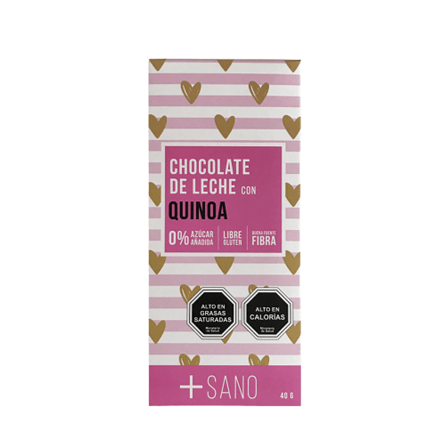CHOCOLATE +SANO QUINOA 40GR1