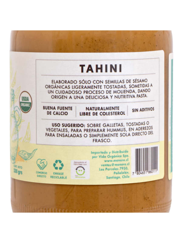 TAHINI ORGANICO 330 GR5