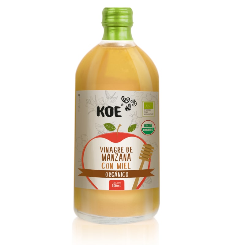 VINAGRE DE MANZANA MIEL 500ML KOE1