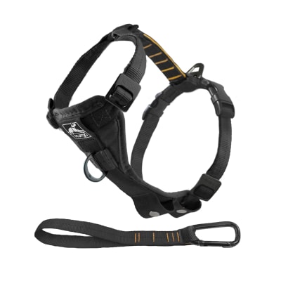 Arnés Tru-Fit para caminar/trotar negro 2 en 1