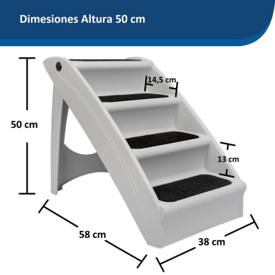 Escalera plegable para mascotas