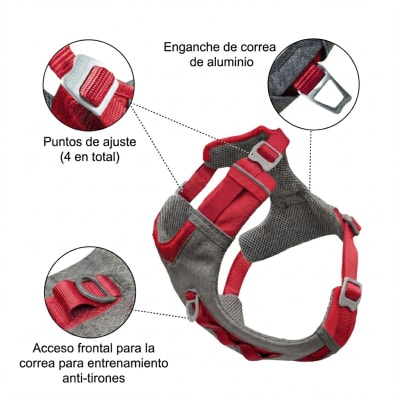 Arnés Journey Air Rojo