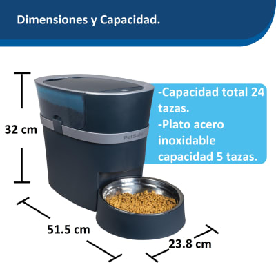 Comedero Automático Wifi 24 raciones.
