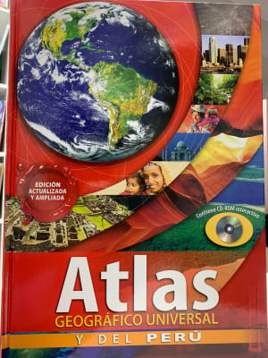 ATLAS GEOGRAFICO UNIVERSAL Y DEL PERÚ - MADOX