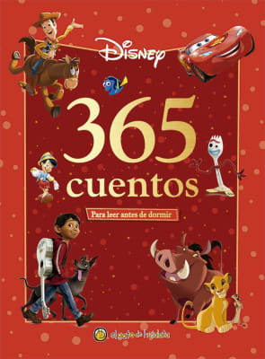 365 CUENTOS PARA ANTES DE DORMIR DISNEY ROJO