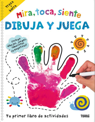 MIRA, TOCA, SIENTE, DIBUJA Y JUEGA - TRAZA Y BORRA