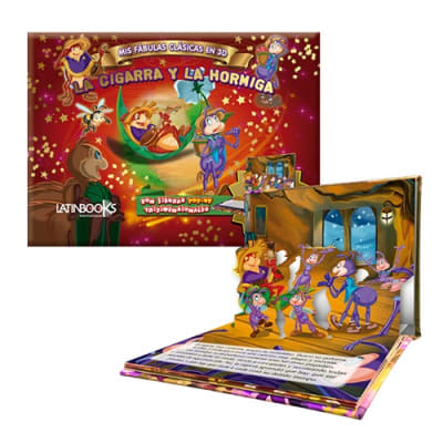 MIS FABULAS CLASICAS EN 3D - LA CIGARRA Y LA HORMIGA POP UP