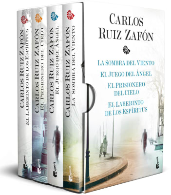 ESTUCHE TETRALOGÍA NUEVO - CARLOS RUIZ ZAFÓN 4 LIBROS