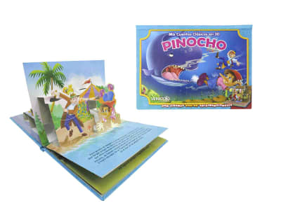 MIS CUENTOS CLASICOS EN 3D - PINOCHO POP UP
