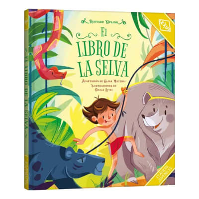 CLÁSICOS JUVENILES - EL LIBRO DE LA SELVA - RUDYARD KIPLING