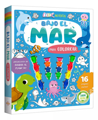 BAJO EL MAR PARA COLOREAR