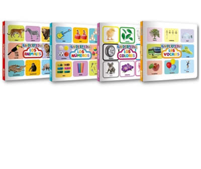 KINDERPEDIA COLECCION 4 LIBROS