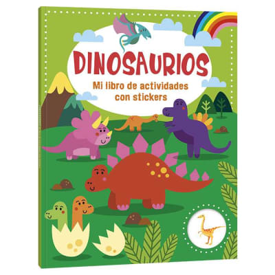 DINOSAURIOS - MI LIBRO DE ACTIVIDADES CON STICKERS