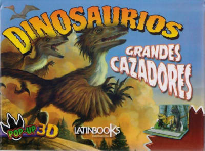 DINOSAURIOS POP UP 3D GRANDES CAZADORES