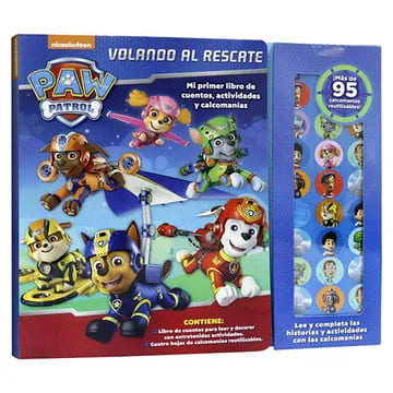 PAW PATROL MI PRIMER LIBRO DE CUENTOS, ACTIVIDADES Y CALCOMANÍAS